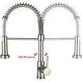 Aquacubic 360 Degree Rotation Spring Pull Down Sprayer Mixer Taps kitchen sink faucet